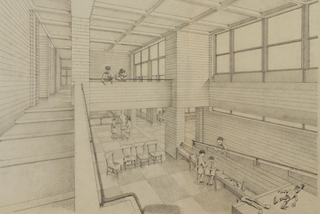 Scuola elementare a Primaticcio Lorenteggio, Milano    	